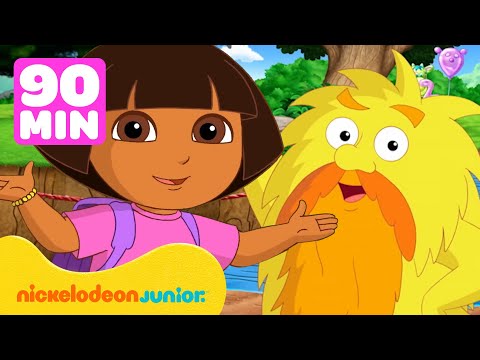 Dora the Explorer | Les meilleures devinettes de Grumpy Old Troll 90 mintues |Nickelodeon Jr. France