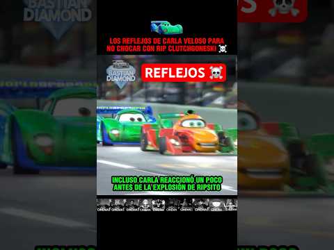 💎 Los Reflejos de Carla Veloso en CARS 2 ☠️🔥‼️ #cars #cars2 #mcqueen #autos #pixar #cine #fyp #vs