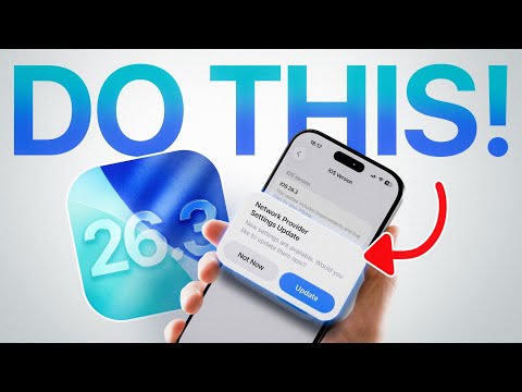 iOS 26.3 - Do This IMMEDIATELY After You Update!