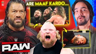 'GAME-OVER OTC💀' Roman Reigns Tsunami, Brock Lesnar - WWE Raw Highlights