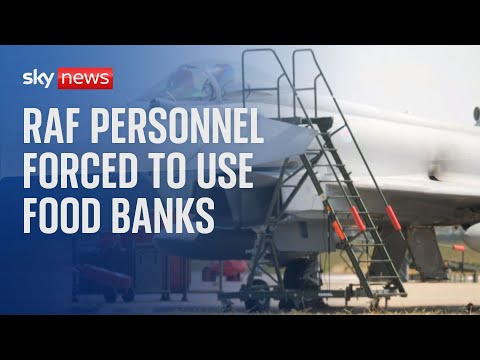 EXCLUSIVE: RAF personnel forced to used food banks