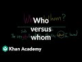 Who vs. Whom: Mastering Pronoun Usage