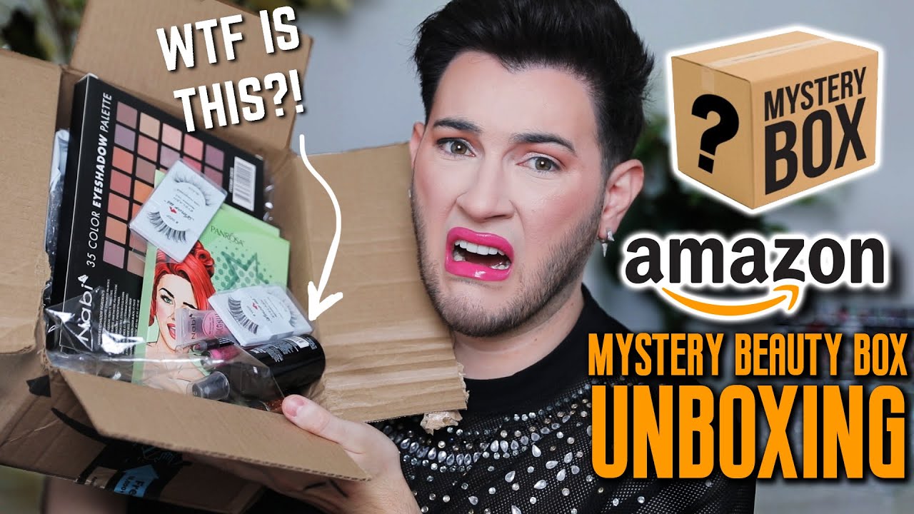 Opening my first amazon makeup mystery box! I got played.