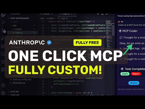 FREE One-Prompt MCP Server CODER: This CRAZY Custom MCP Server AI Coder is INSANE!