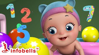 குட்டிப் பாப்பாவின் பத்து குட்டி பந்துகள் | Tamil Rhymes for Children | Infobells #tamilrhymes