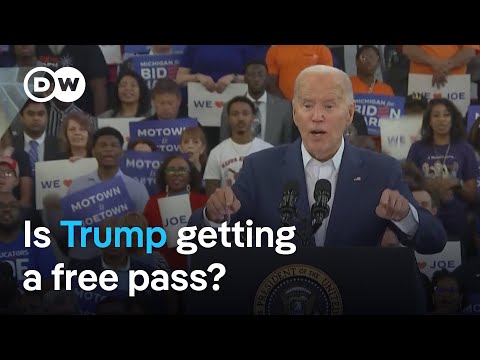 Biden defiant in Michigan amid calls for him to bow out of race | DW News
