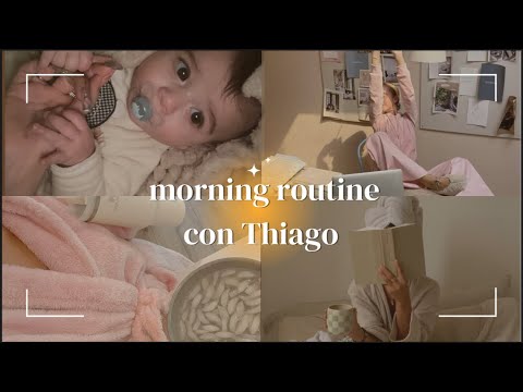 MORNING ROUTINE CON THIAGO🧸💙 | sofi