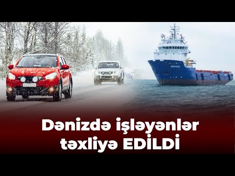 Bakıda bu tarixdə yollar buz bağlayacaq - XƏBƏRDARLIQ