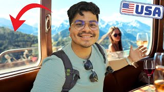 No creerás lo que me regalaron en este tren panorámico de USA 🇺🇸😱