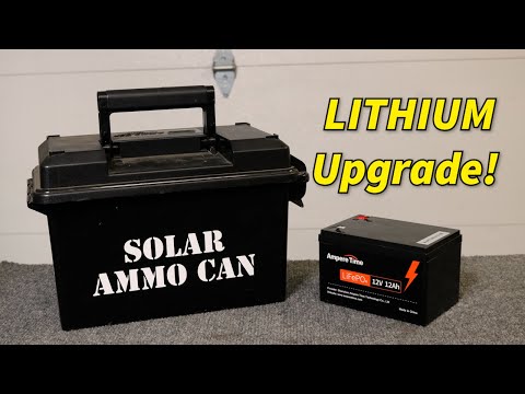 Lithium Upgrade! | Ampere Time 12V LiFePO4 Battery | Solar Ammo Can