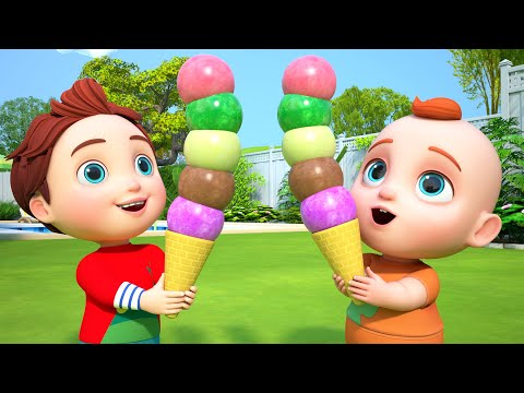 Ice Cream Scooping | Ice Cream Song | GoBooBoo Nursery Rhymes & Kids Songs