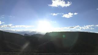 Sunset in Roosevelt Az time lapse Clouds Rolling about.