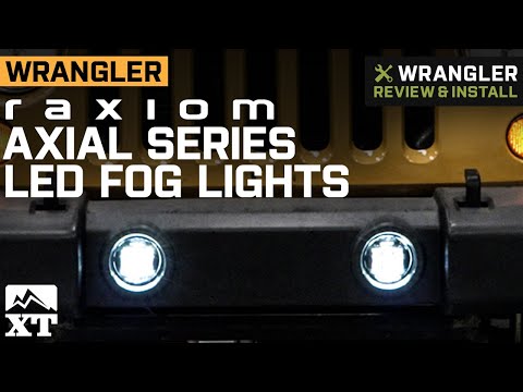 Jeep Wrangler Raxiom Axial Series LED Fog Lights Review & Install