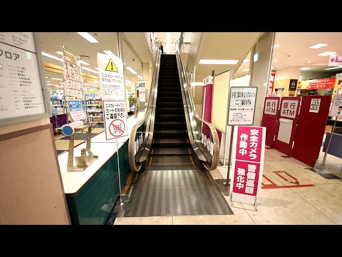 【三菱製】イオン高城ショッピングセンター　昇りエスカレーター