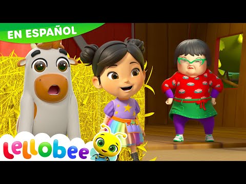 ¿Qué es lo que ha pasado en la granja? 🐄 Caricaturas - Canciones Infantiles 🎵 | Lellobee