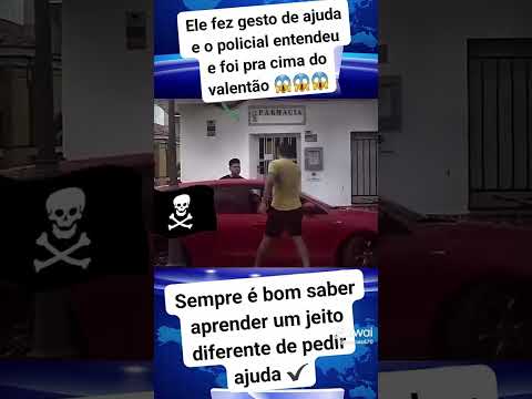 O Polícia à Paisana estava no lugar certo, na hora certa, e viu o Sinal de Socorro.. 🙏🏻😊❤️