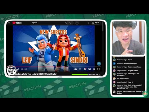 🔴 Live Reaction: Subway Surfers Iceland 2024 - Free Membership Giveaway