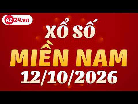Xổ số miền <strong>Nam</strong> ngày 12 tháng <strong>10</strong> - XSMN - SXMN - KQXSMN - Kết quả Xổ số kiến thiết miền <strong>Nam</strong> thứ 2