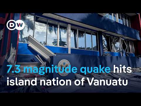 Powerful earthquake hits Pacific island nation of Vanuatu | DW News