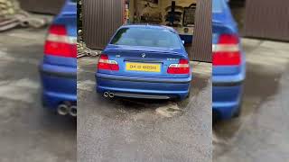BMW E46 in blau