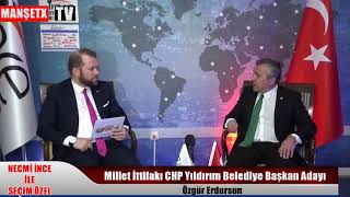 Millet İttifakı CHP Yıldırım Belediye Başkan Adayı Özgür  Erdursun SEÇİM ÖZEL'e konuk olarak, projelerini anlattı.