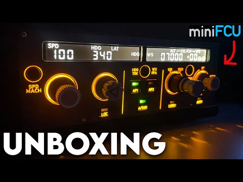 miniFCU Unboxing and First Impressions | Airbus Autopilot Panel for Flight Simulators by miniCOCKPIT