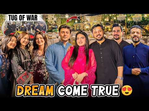 WE MET FAWAD KHAN MY FAN MOMENT 😍| Sunnel Bhai K Ghar Py Grand Iftari 🤩| Tug Of War Zainab Vs Ducky😂
