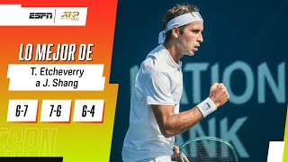 TRAS EL PARATE POR LLUVIA, TOMI ETCHEVERRY AVANZÓ EN EL MASTERS 1000 DE CINCINNATI | RESUMEN