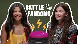Nikki Rodriguez & Katie Douglas..Who Knows Their Fandom Best? | Battle of the Fandoms | Seventeen