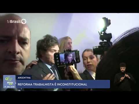 Justiça argentina invalida a reforma trabalhista de Javier Milei