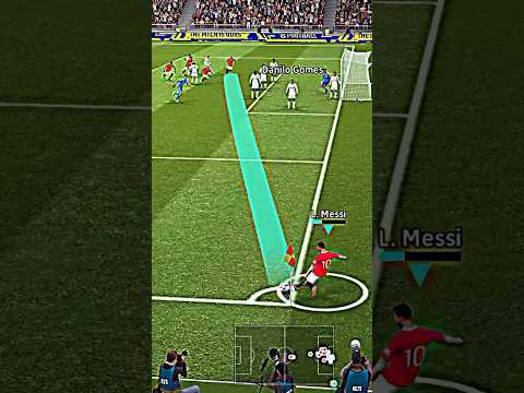 How to PUSH your GK out for corners in eFootball mobile #efootball #efootball23 #shorts
