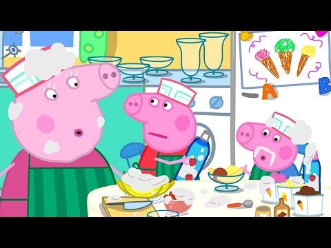 Messy Kitchen Baking 🍰 Peppa Pig Tales 🐽 Peppa and Friends Full Episodes