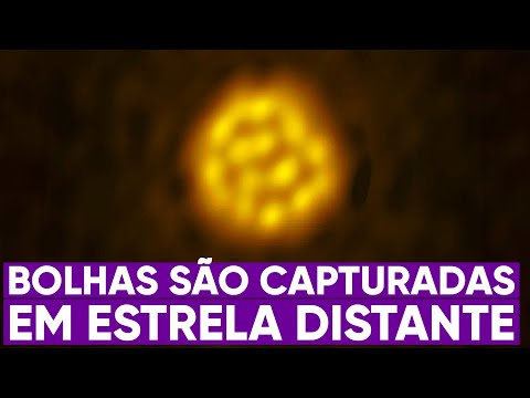 Bolhas são observadas em estrela distante