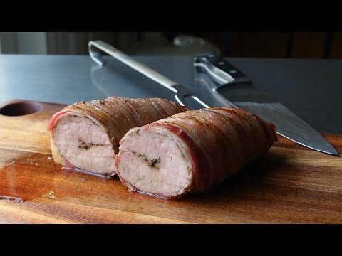 "New Year's Baby" Porchetta - Bacon-Wrapped Pork Tenderloin Roast - Mini Porchetta Recipe