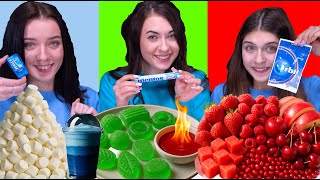 One Color Food Compilation: 24 Hours of ASMR Eating Fun!
