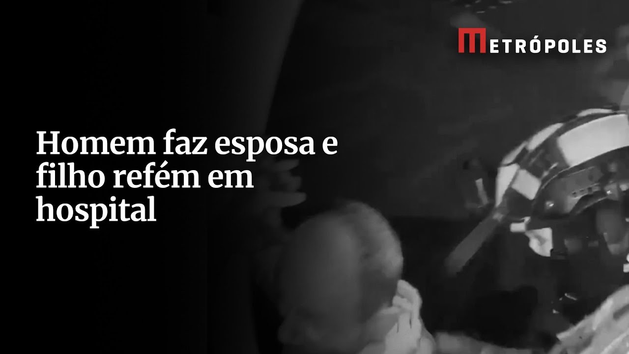 Homem faz esposa e filho refém em hospital
