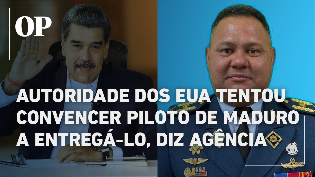 EUA tentaram convencer piloto de Maduro a entregálo às autoridades americanas diz agência  TV Online EUA tentaram convencer piloto de Maduro a entregá lo às autoridades americanas diz agência