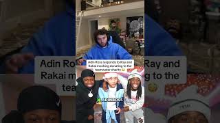 Adin Ross Didn't Like How Kai Cenat Friends "Ray & Rakai" Mocked Charity #funny #ishowspeed #clips