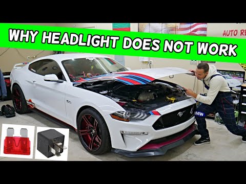 WHY HEADLIGHT DOES NOT WORK ON FORD MUSTANG 2015 2016 2017 2018 2019 2020 2021 2022 2023