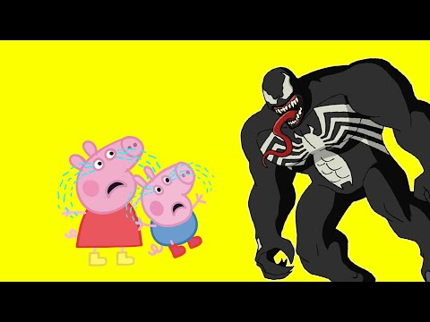 Peppa pig Crying kidneping Policeman vs Venom Parody