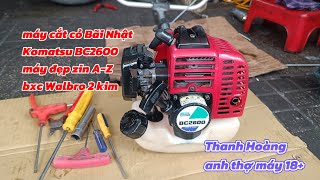 máy cắt cỏ Bãi Nhật #Komatsu Zenoah BC2600 về Long An