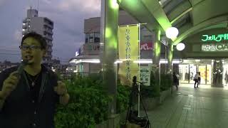 摂津市3歳児虐待死事件　千里丘駅前街宣