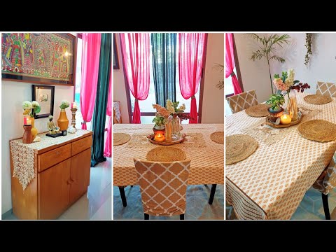 Dining Room Cleaning And Decorating Ideas ||  Sweet And Simple || Dining Room Tour