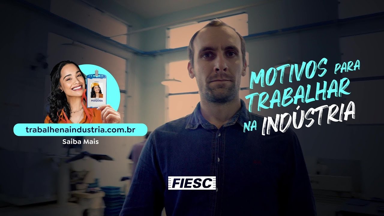 Motivos para trabalhar na indústria – Ep. 7: Bruno Gruner, coordenador de engenharia da VR Tools – Fonte: FIESC