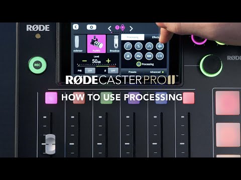 RØDECaster Pro II: How to use Onboard Processing