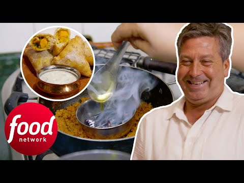 John Torode Makes His Own Version Of The Indian Samosa With Mango & Mint | John Torode's Asia