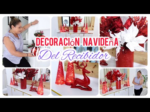 IDEAS RAPIDAS PARA DECORAR LA ENTRADA EN NAVIDAD 😘 DIY ESFERAS NAVIDEÑAS COLGANTES