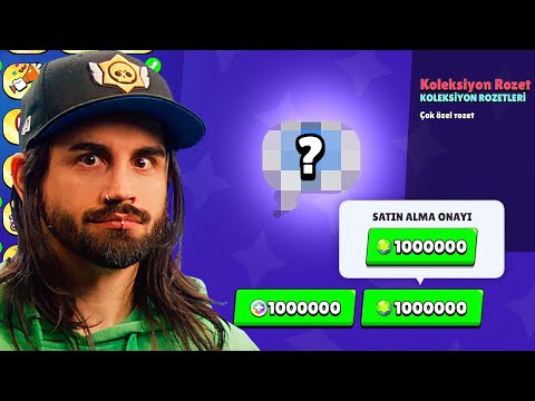 OYUNUN EN PAHALI ROZETİ! TAM 1 MİLYON ELMAS DEĞERİNDE🔥 3 YENİ KOSTÜM🎁 Brawl Stars