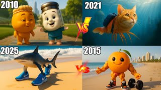 Evolution of Garamararamararaman, Tralalero Tralala, Trulimero Trulichina, Udin Din Din Dun