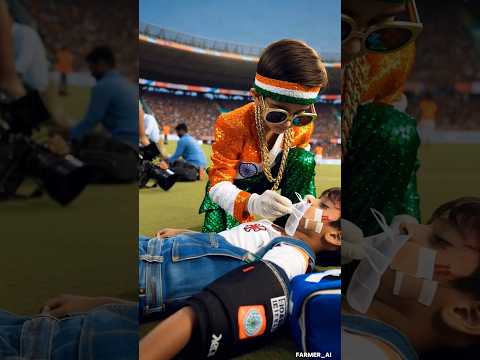 🇮🇳chota Virat save camera man Life in cricket match😍🔥#aivideo #viratkohli #indiavspakistan